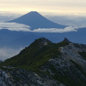 こっち向きのコースにした方が富士山を満喫できたかな。