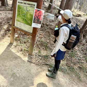 🐻よけの鐘🔔を☗-（'-'）ｺﾞｵｫｫｫﾝ
左側に林道ぽいのがありますが、山に突入します