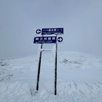 ざんげ坂へはスキーヤーが進んでいきました⛷️
歩き組は少し先まで歩いて写真を撮りました🤳