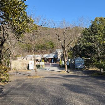 右手にいろいろ建物