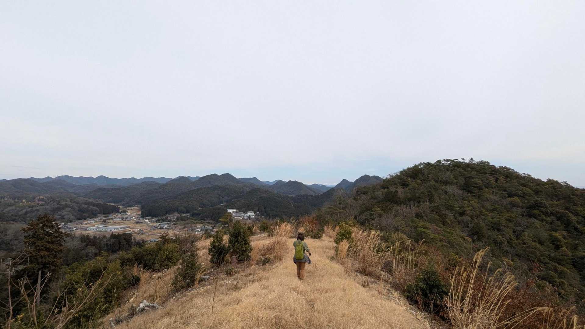 清水寺-梨割山-加治田城址 往復コースの写真