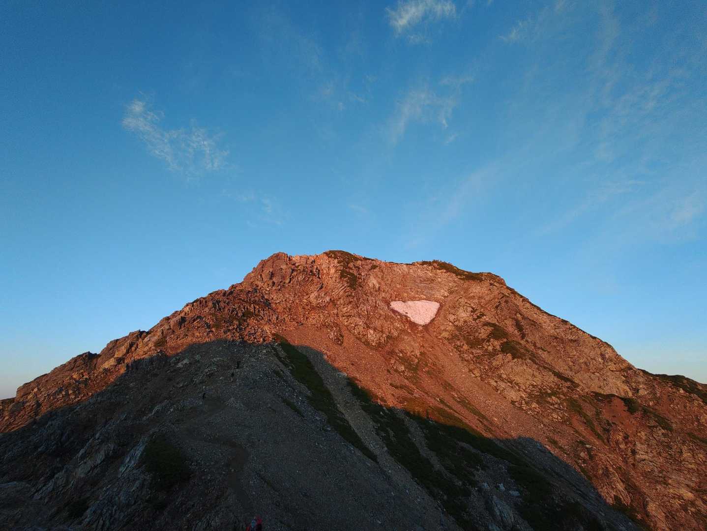 影G2と五竜岳