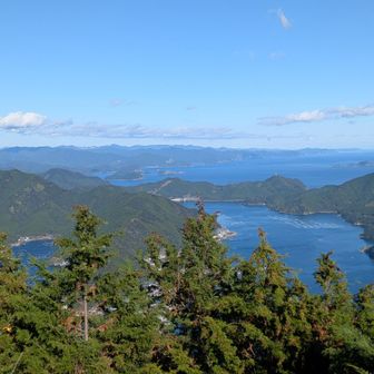 北東 2倍。伊勢神宮方向。白石湖と引本浦