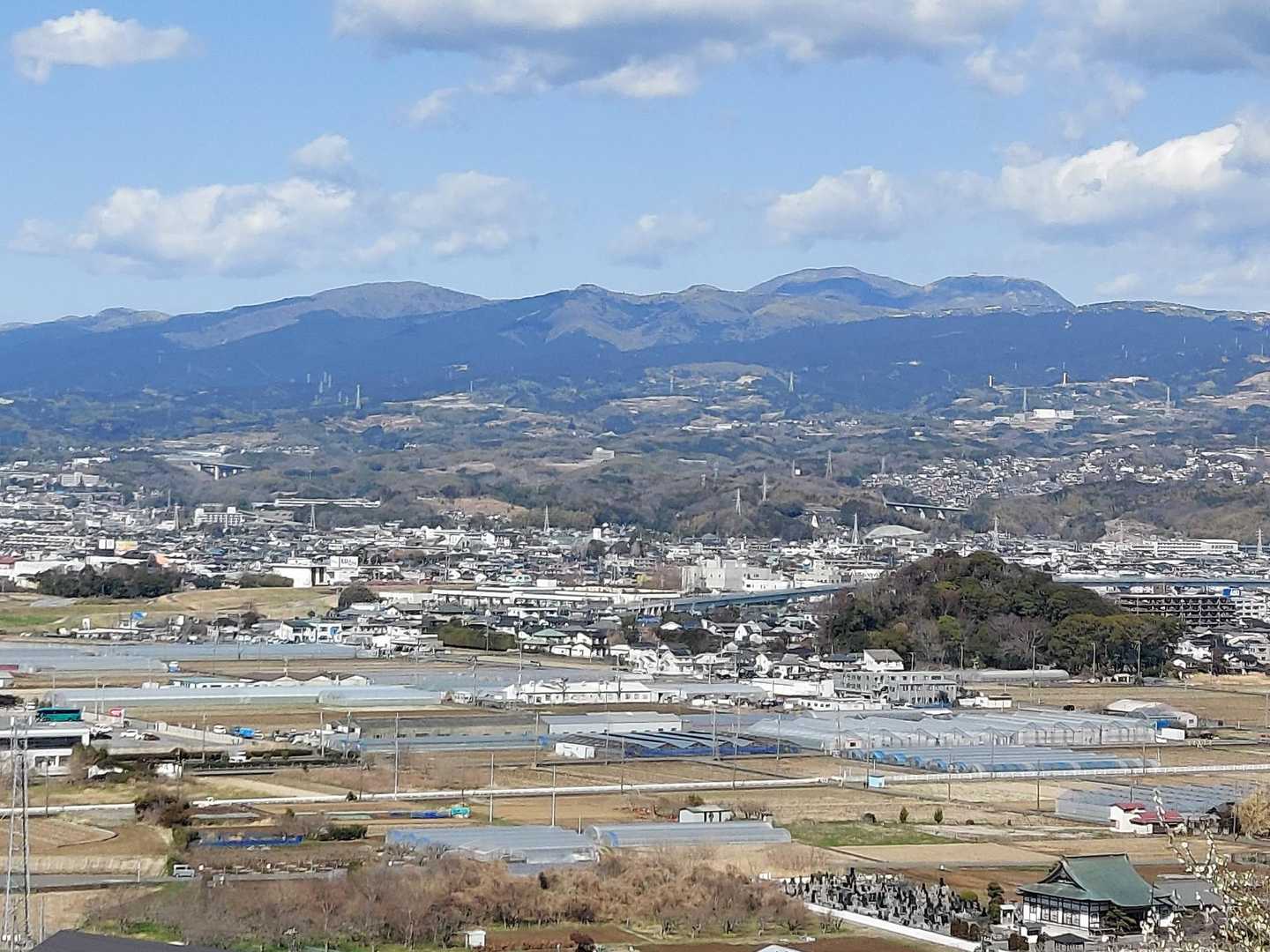 箱根の山々を見つめながら…