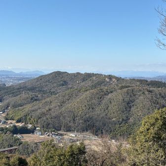 先程歩いた米田白山