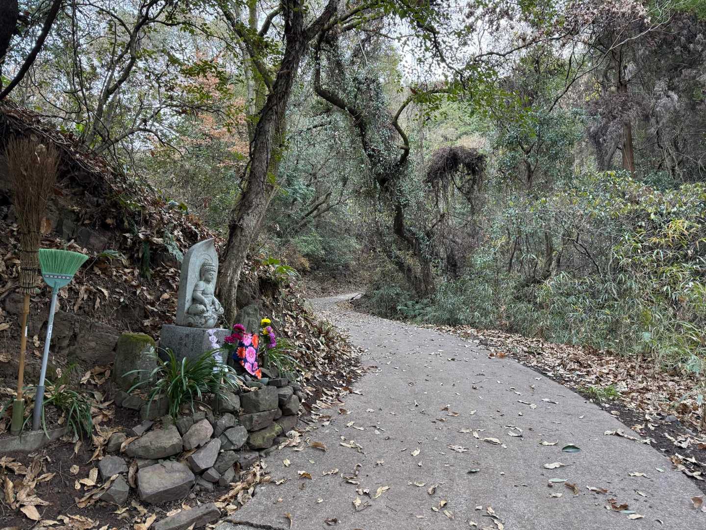 飯田山登山口-飯田山常楽寺-白山神社-飯田山 往復コースの写真