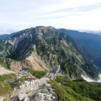 唐松岳山頂から