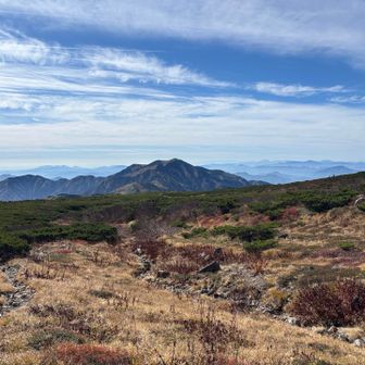 ここは別山がかっこいい！飛騨の山並みを背景に
ここでスケッチする事にしました。