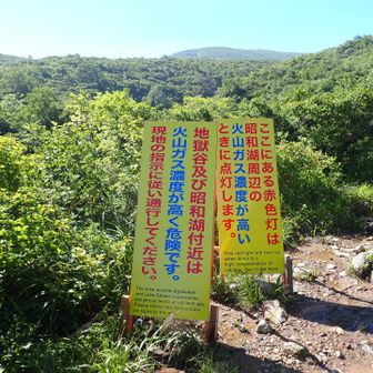苔花台分岐の看板
緊張してきた