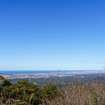 白山以外は真っ青な快晴
