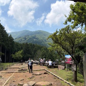 見晴台。ここから降りて来たのかと感慨深い