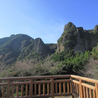 スタート地点の乳待坊公園の展望台から望む　ダイナミック‼️