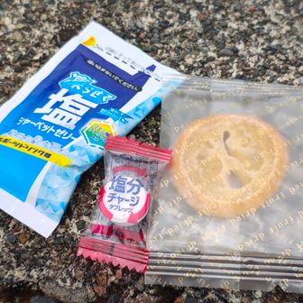 4人組さんに頂きました
塩ゼリーはコンパクトで美味しかったです