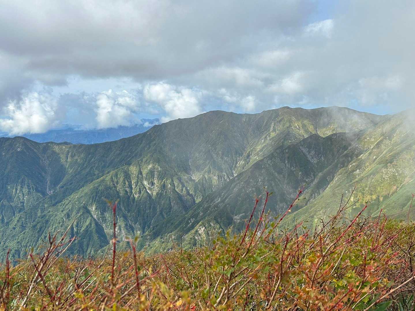竜門山ピーク付近から