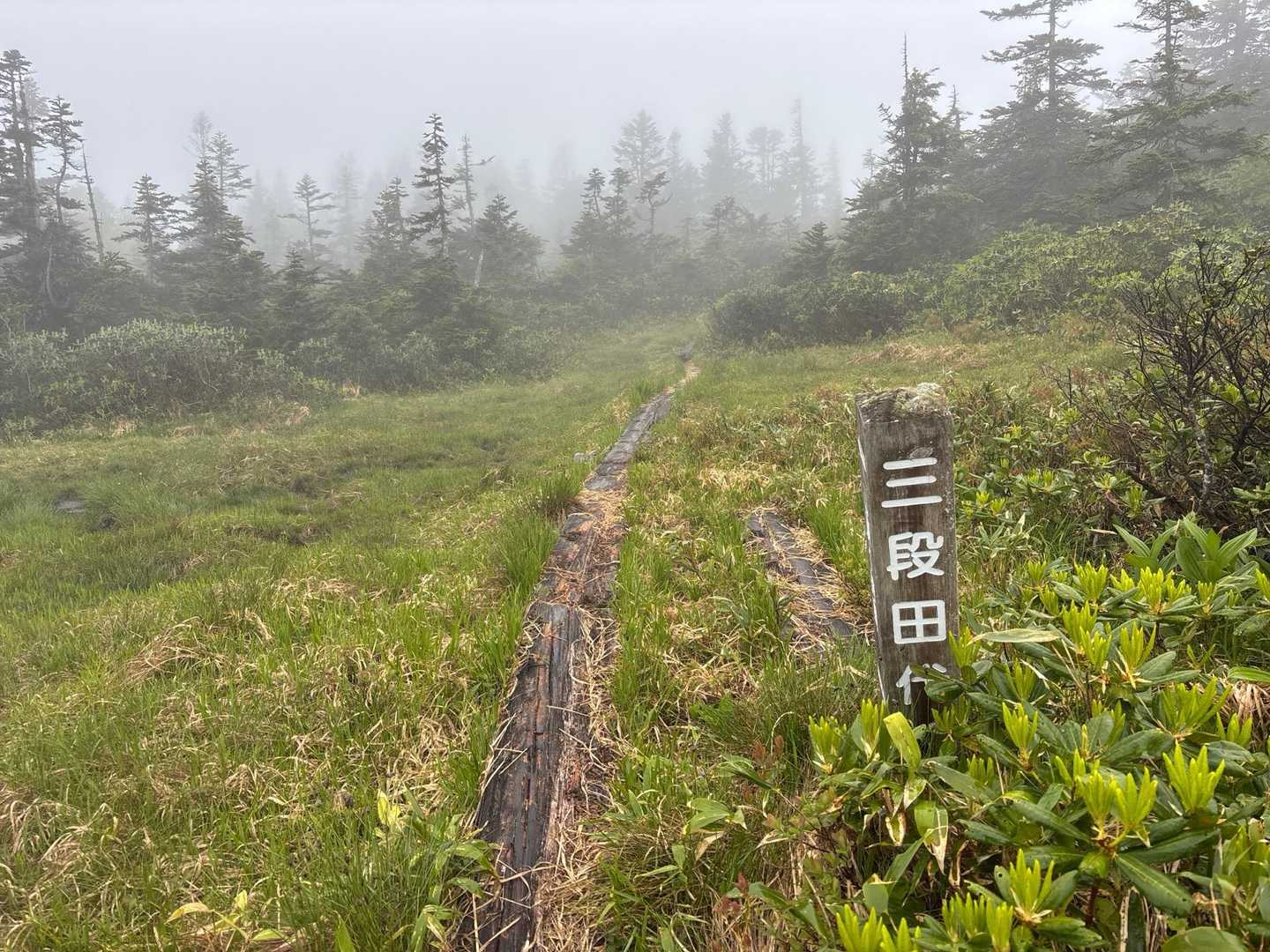 馬坂峠登山口-台倉高山-帝釈山-田代山 周回コースの写真