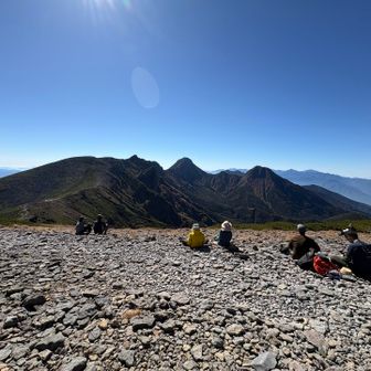 硫黄岳山頂