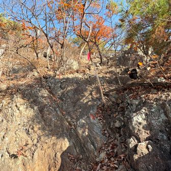 ちょっとした岩場