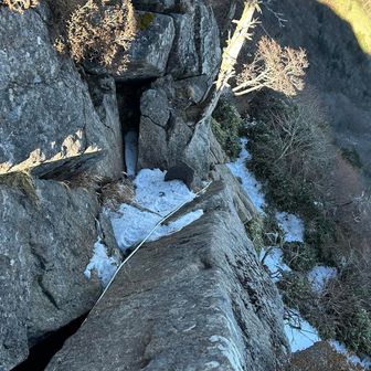 誰かがロープ🪢設置してくれているので誰でも登れるかな🤔