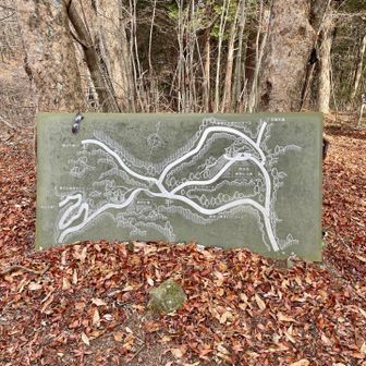 鉾取山憩の広場 案内図。景色は見えません