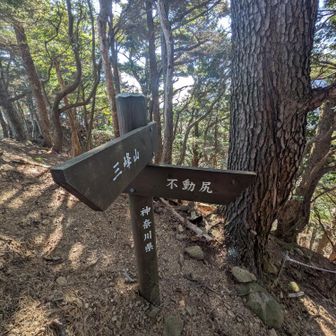 不動尻へ降ります。