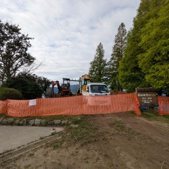 幸せの鐘の場所は絶賛工事中！
早朝7時22分頃