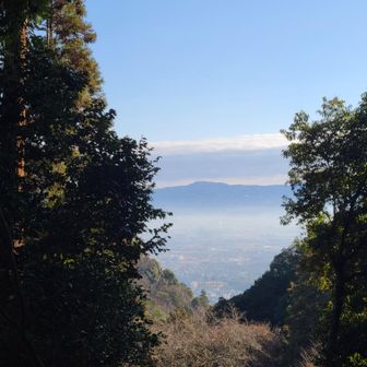 うっすら雲海☁️
〖松尾山神社〗🙏