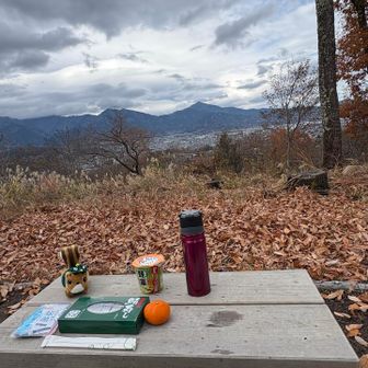以前から弘法山のお食事処でジンギスカンかラムカツ定食を食べてみたいと思っていたので、
ランチで行こうかとも考えたけど、
数日前水沢山の帰りに買った舞茸で天ぷらを作ったら失敗して現在絶賛胃もたれ中の私🤢
ジンギスカン、カツを想像しただけで気持ち悪くなったため諦め、

甘いパン、惣菜パンも食べたくない、、、
何持って行こう...
ってことで
朝渋沢駅の小田急OXで鯖寿司を。

頭高山でお昼を頂きました。