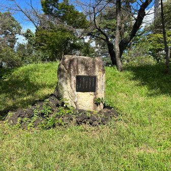 公園内の文学碑♪