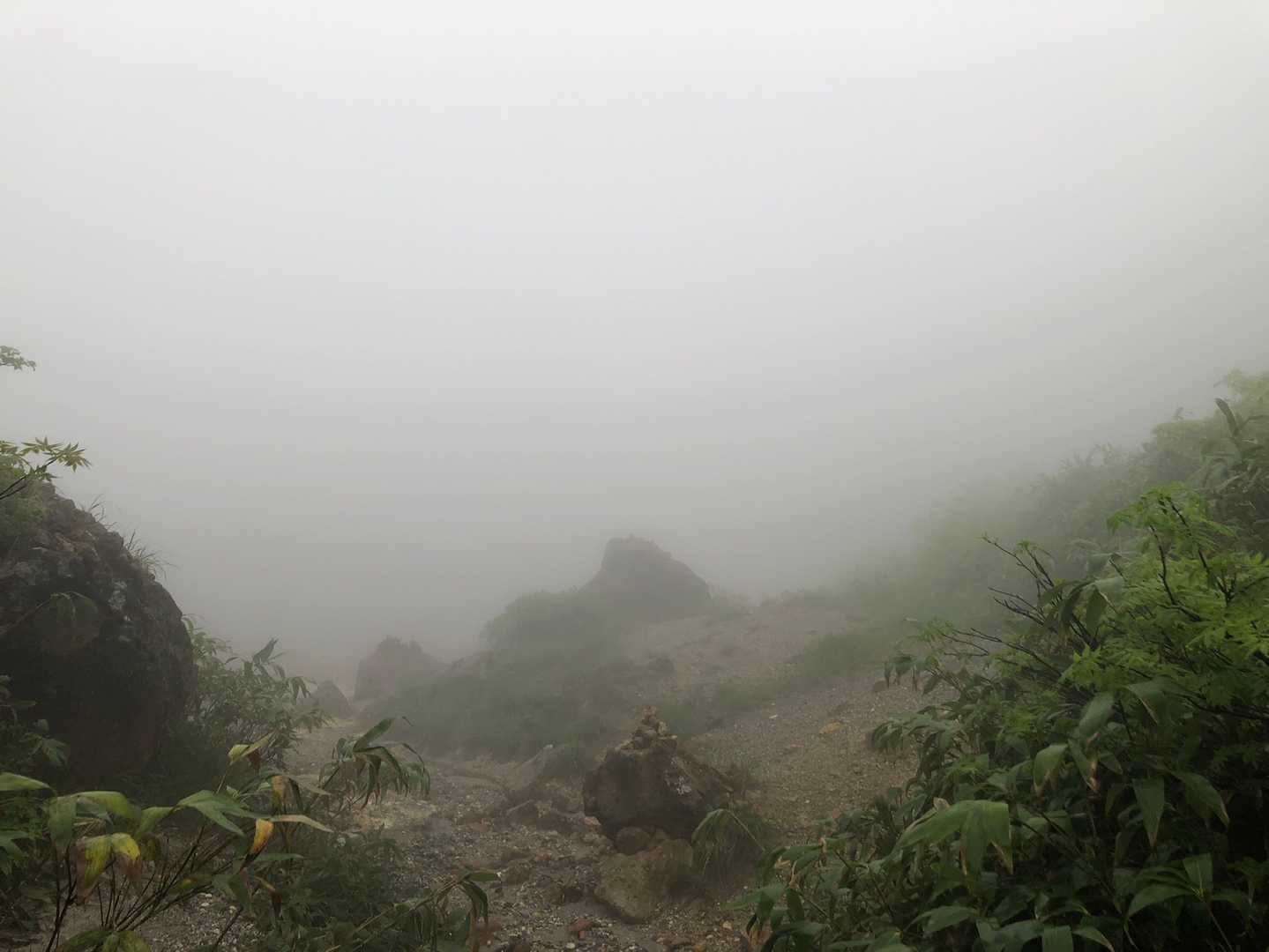 秋田駒ケ岳八合目登山口 往復コースの写真