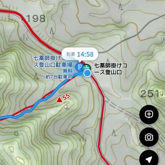 笹倉山登山口(下山)2時間38分。
サブ3目指し下りのロードは全力ダッシュ。