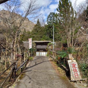 休みでした。今日は定休日じゃ無いはずだったが…。脳内の蕎麦が音を立てて崩れ落ちた。