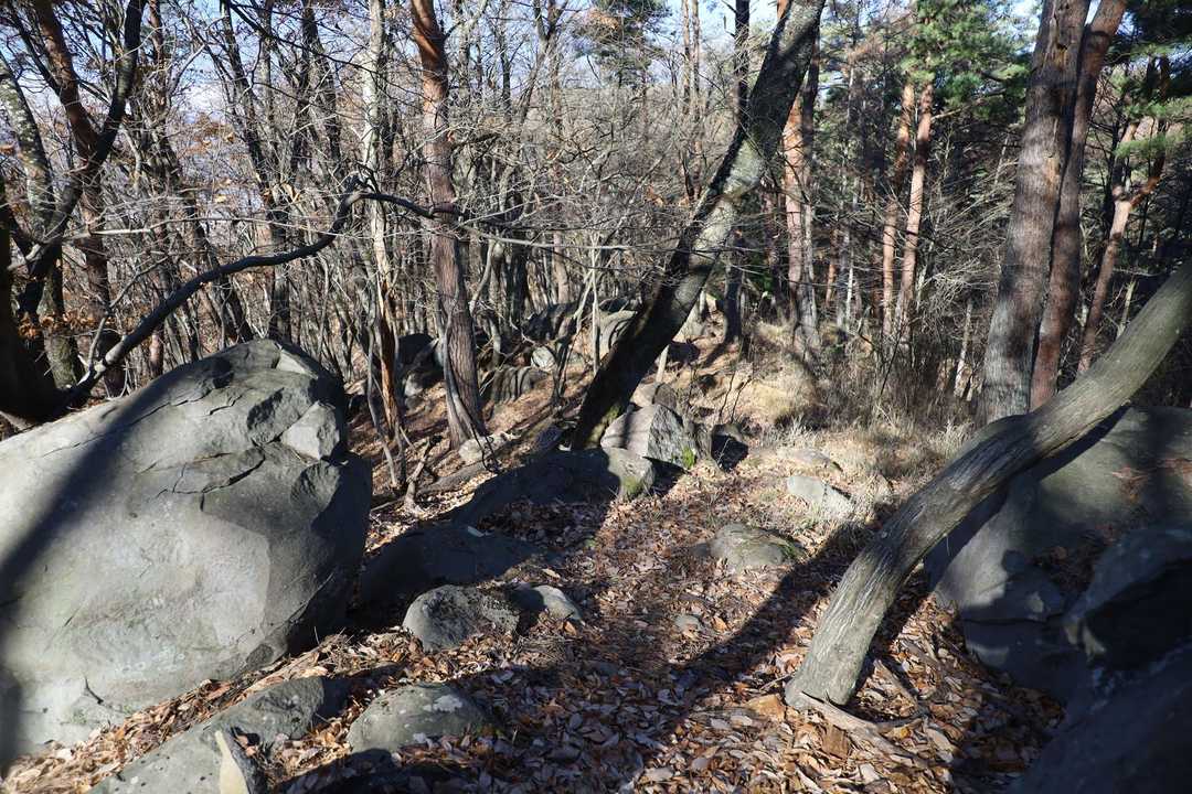 岩がところどころ