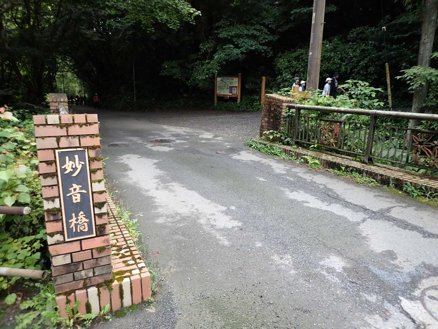 6号路と合流する妙音橋まで下りてきました。