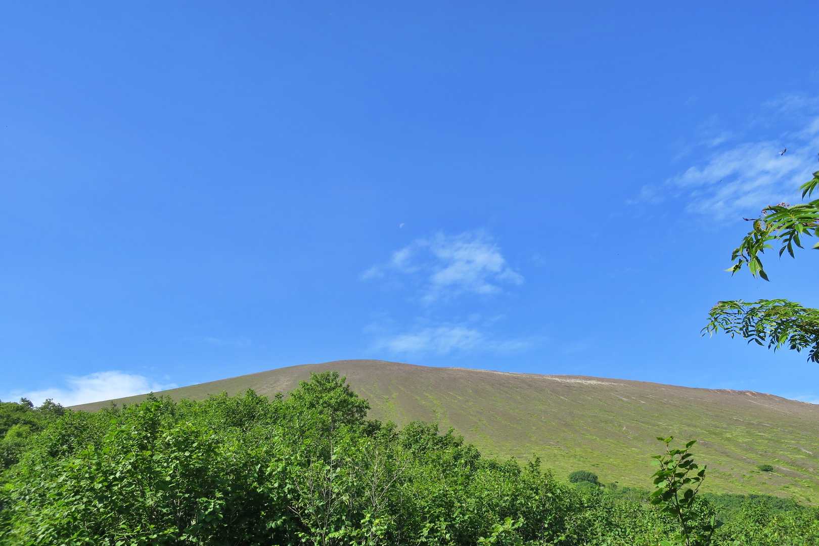 早速、樽前山のお出迎えです。