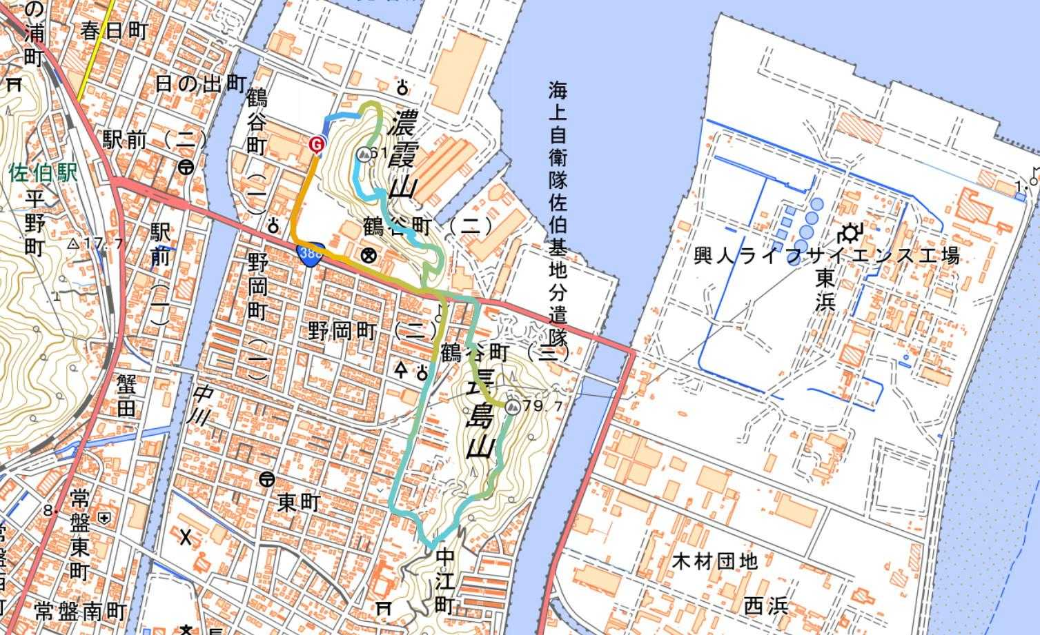 時間が早かったので、濃霞山と長島山へ。
