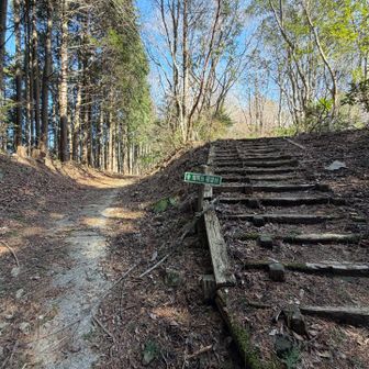 右は燈明岳だがまずは左から十二経塚へ