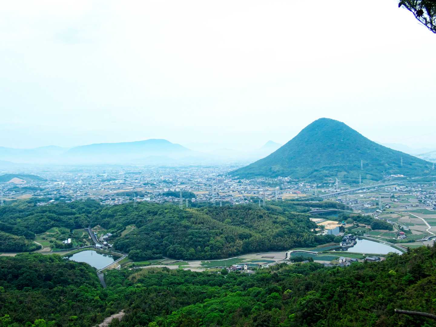 所々で「讃岐富士」