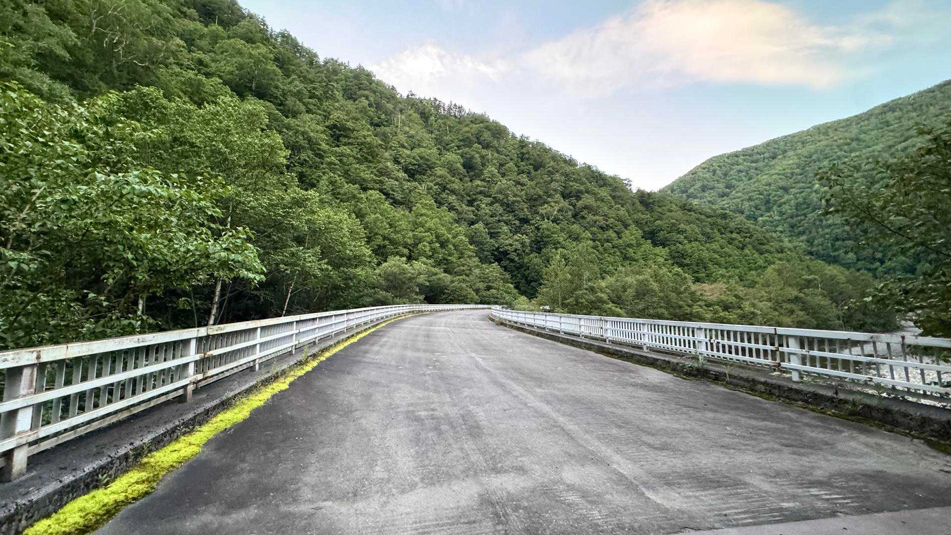 立派な橋
車で通らせてくれ！