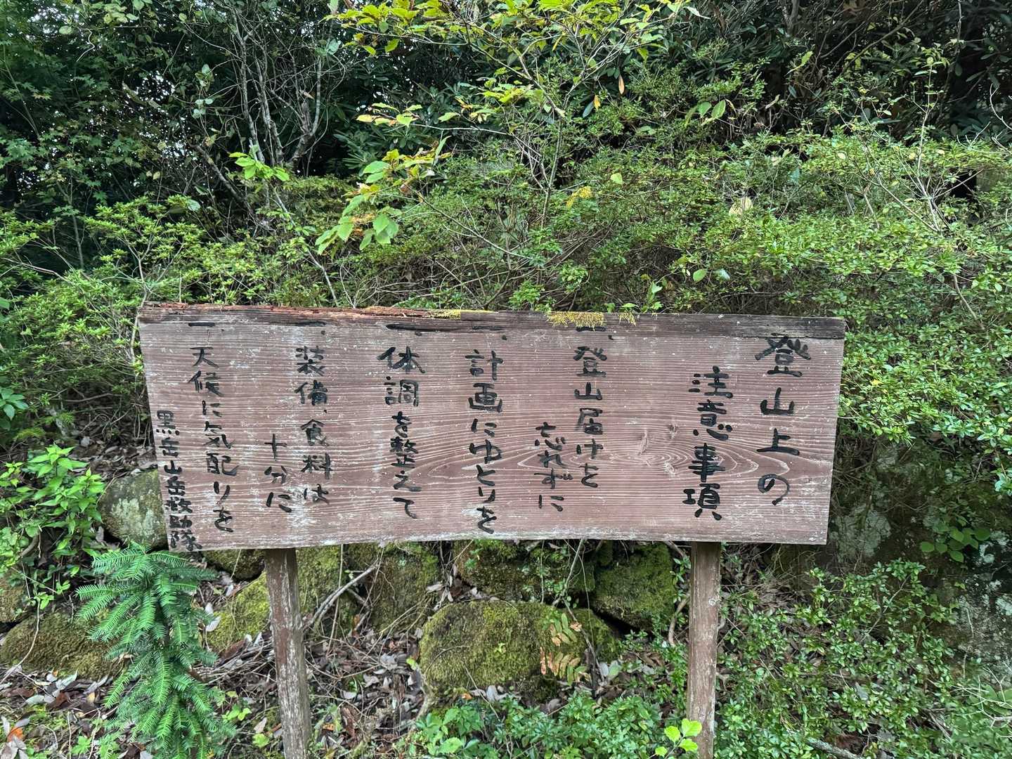 白水鉱泉登山口からスタートです♪