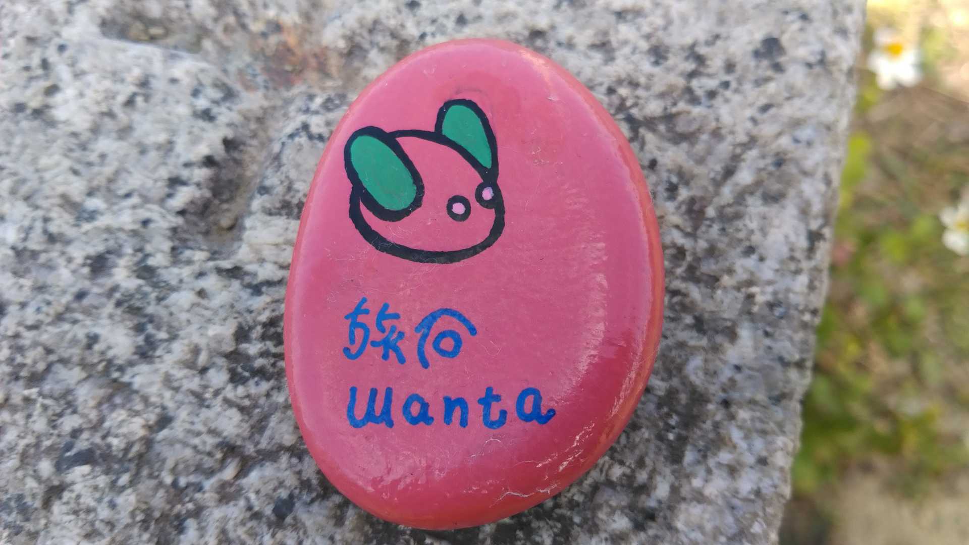 裏　放石