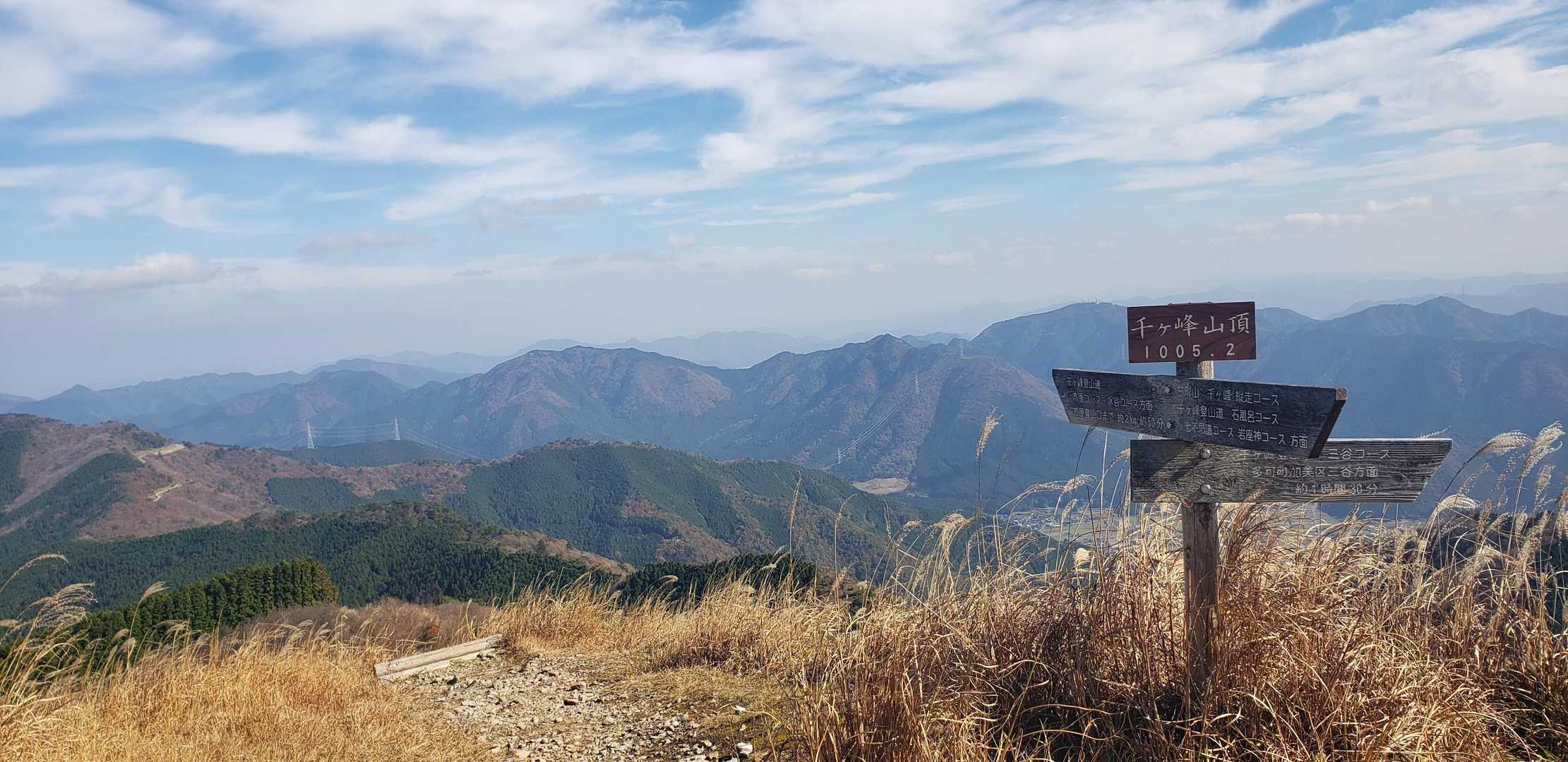 三谷登山口-千ヶ峰 往復コースの写真