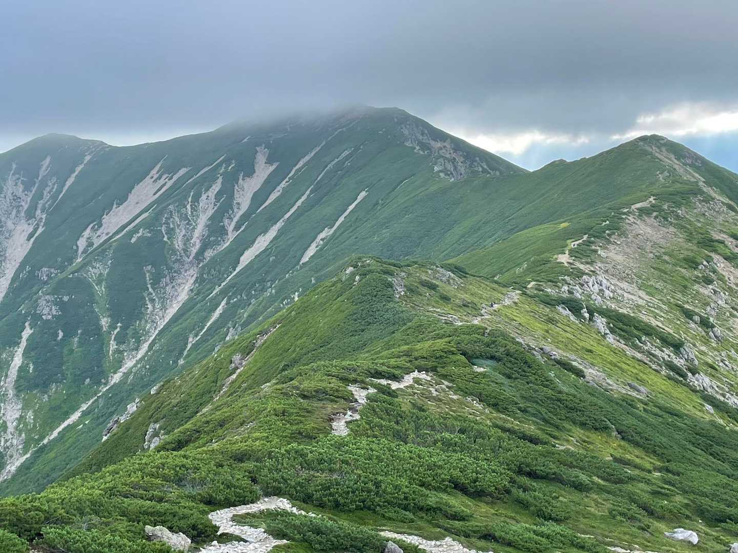 新穂高温泉〜笠新道〜笠ヶ岳 往復コースの写真