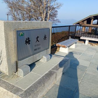 はーい山頂ピークハント完了😅