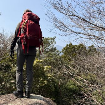 御在所と馬酔木と私　高いとこ好き😊