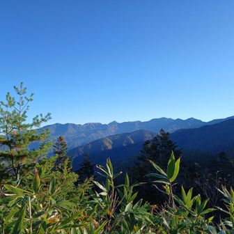 劔岳が見えた