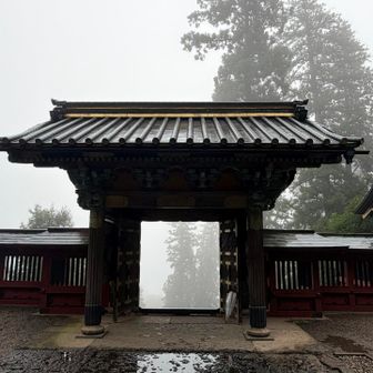 いつもは絶景が見えるけど、今日は真っ白💦