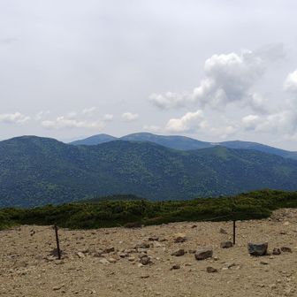 西吾妻山方向
