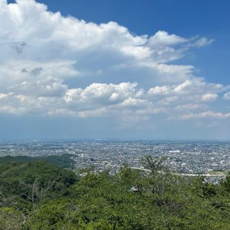 大平山神社近くの茶屋からの景色
栃木市が一望できます。