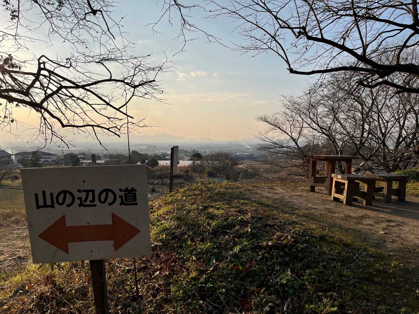 転ぶ事なく山辺の道に＼(^^)／
久し振りに見る眺めにホッとする(o^^o)