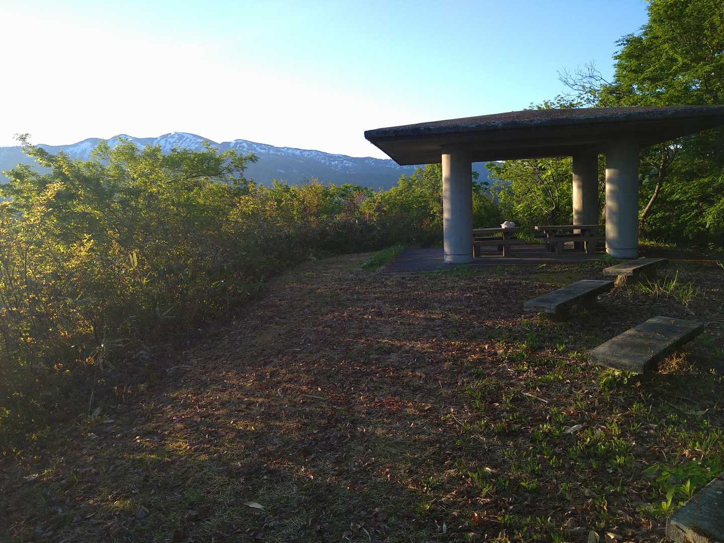 守門岳が見えた🎵